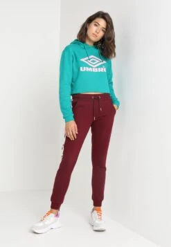 URBAN CLASSICS Ladies College Contrast - Trainingsbroek - Port/White/Black -Urban Classics 4f8063c2655c482eaddeccb531214dbb