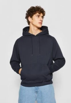 URBAN CLASSICS Blank Hoody - Hoodie - Dark Blue