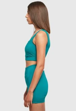 URBAN CLASSICS Squared - Bustier - Watergreen -Urban Classics 5063ee551f5f4e62a2f379ce118d30a9