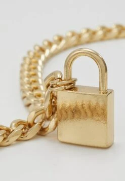 URBAN CLASSICS Padlock Necklace - Ketting - Gold-Coloured -Urban Classics 50964a9abe674ce08b69137e9565d587