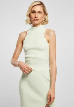 URBAN CLASSICS Short Turtleneck- Top - Lightmint