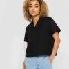 URBAN CLASSICS Resort - Overhemdblouse - Black -Urban Classics 53ffe787a7934b428e41af5464721116