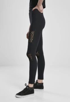 URBAN CLASSICS Flock Lace Inset - Legging - Black 18 URBAN CLASSICS Flock Lace Inset - Legging - Black -Urban Classics 56d85ee9971c4762a62b744e93f9a0b6
