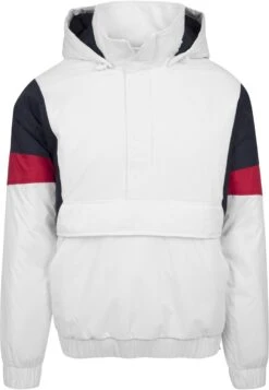 URBAN CLASSICS 3-Tone Pull Over- Jas - White/Navy/Fire Red 7 URBAN CLASSICS 3-Tone Pull Over- Jas - White/Navy/Fire Red -Urban Classics 56fac7b799484fc780fd35540e207302