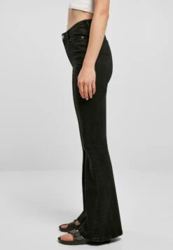 URBAN CLASSICS Organic High Waist - Bootcut Jeans - Black Washed 11 URBAN CLASSICS Organic High Waist - Bootcut Jeans - Black Washed -Urban Classics 579d45dd5e4b4e2d9939f2087d5dcc4f