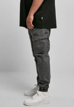 URBAN CLASSICS Washed Jogging - Cargobroek - Darkshadow -Urban Classics 58d9f15b3c47446f85ac941b60fc18a9
