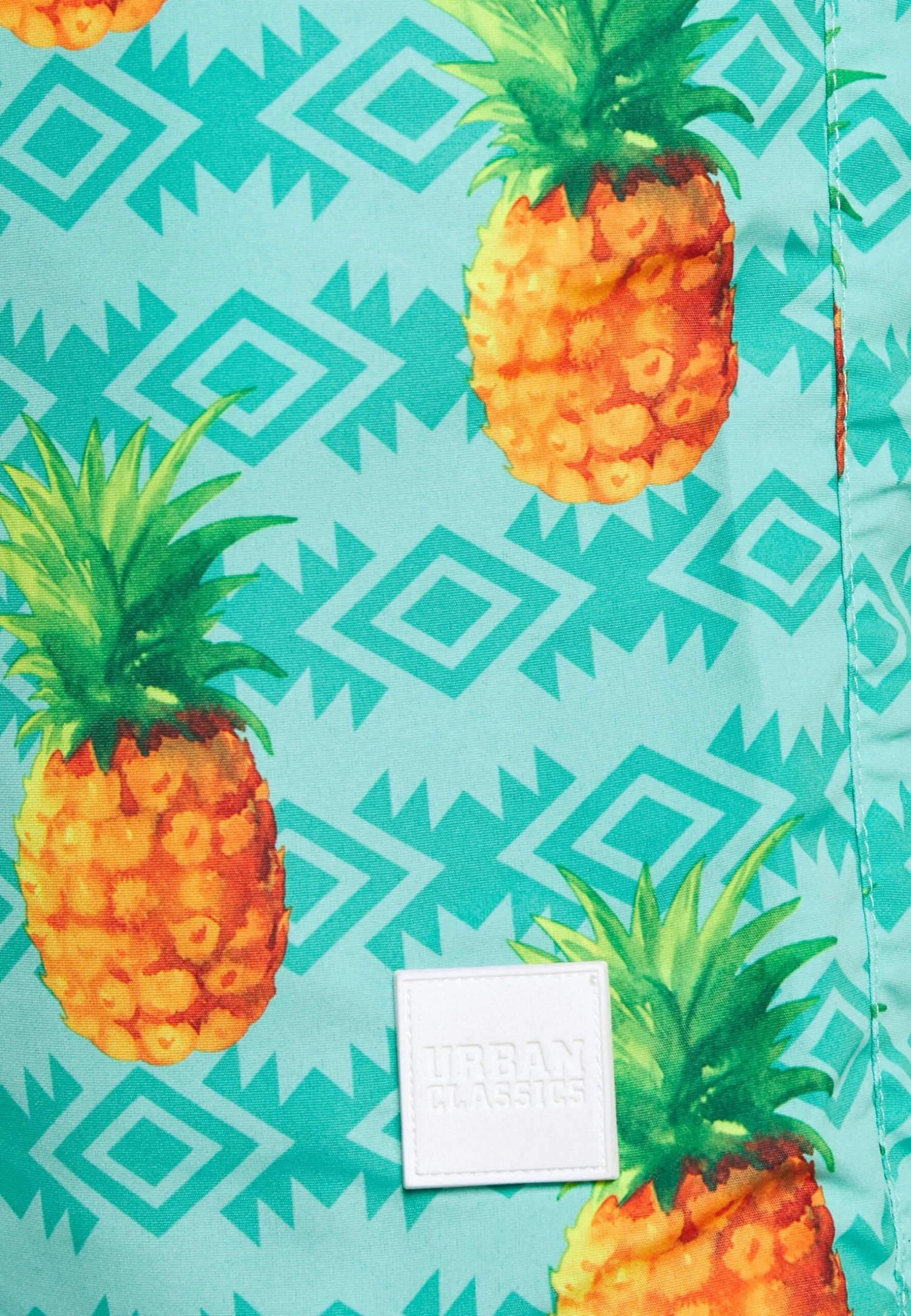 URBAN CLASSICS Pattern Swim - Zwemshorts - Mint 5 URBAN CLASSICS Pattern Swim - Zwemshorts - Mint - Afbeelding 3