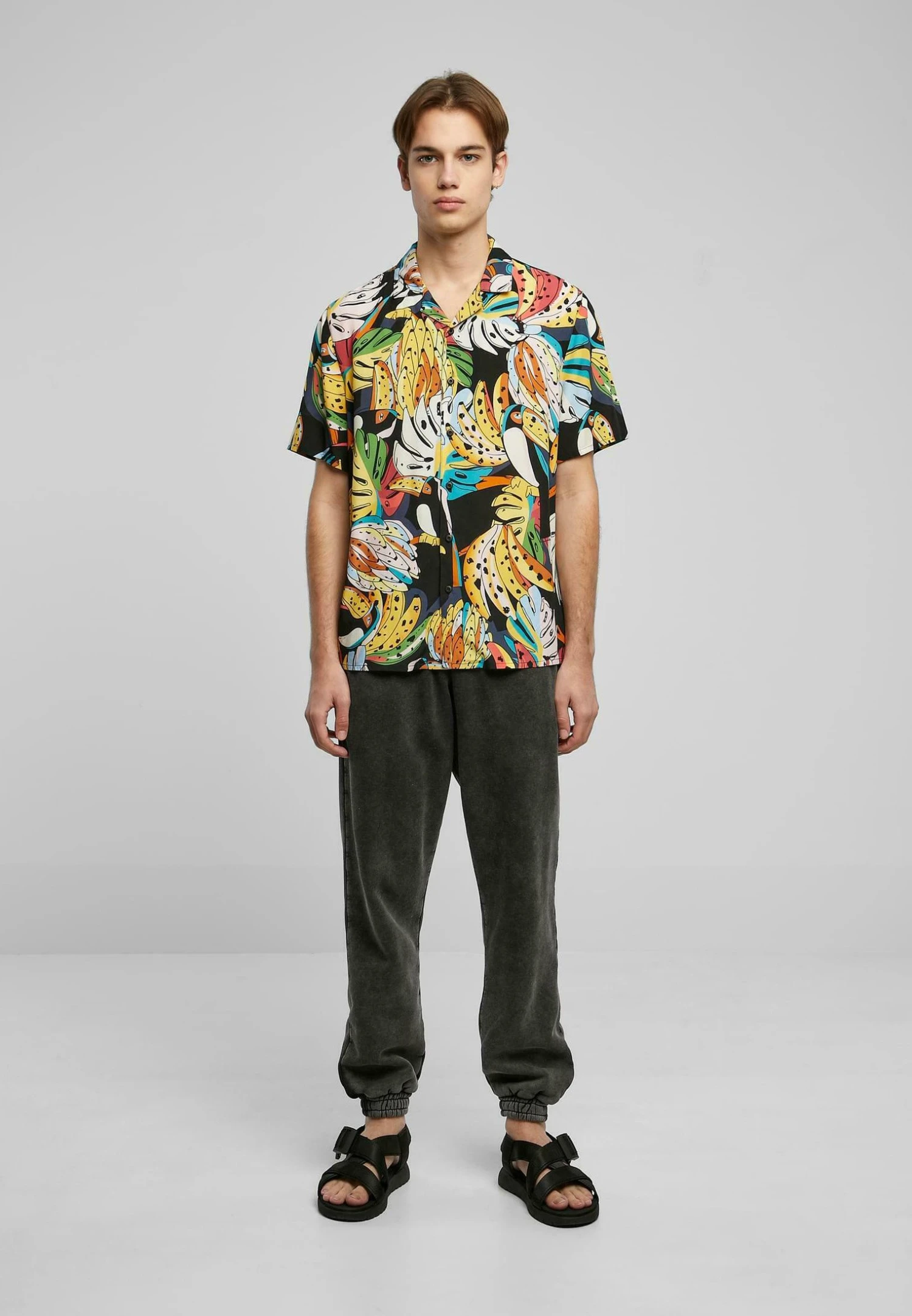 URBAN CLASSICS Aop Resort - Overhemd - Toucans 4 URBAN CLASSICS Aop Resort - Overhemd - Toucans - Afbeelding 2