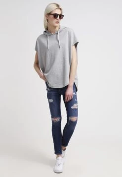 URBAN CLASSICS Ladies Sleeveless Terry Hoody - Hoodie - Grey -Urban Classics 5cb408d0c74944ab9bff16ce9aad3f05