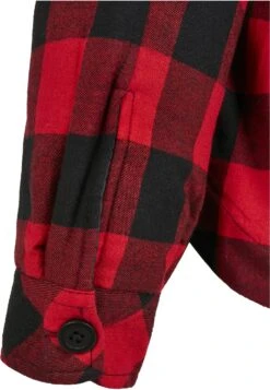 URBAN CLASSICS Overhemdblouse - Black/Red -Urban Classics 5cd2ef601f944fd7880090e30fd71961