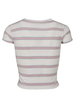 URBAN CLASSICS T-Shirt Print - White/Girlypink -Urban Classics 5d4f601589524aca944311e602ecbad9