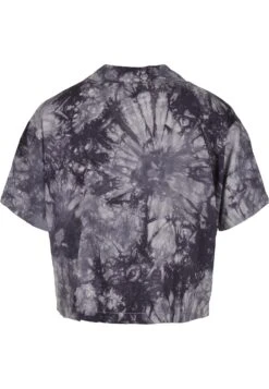 URBAN CLASSICS Ladies Viscose Tie Dye Resort Shirt - Overhemdblouse - Dark -Urban Classics 5d908243a15c400cbafa1bbdb64c8dc2