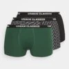 URBAN CLASSICS 3 Pack - Onderbroeken - Darkgreen/Black -Urban Classics 5debf106fd1f4baea37331b281089b80