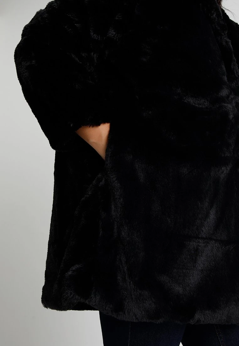 Ladies Hooded Coat - Winterjas - Black 6 Ladies Hooded Coat - Winterjas - Black - Afbeelding 4