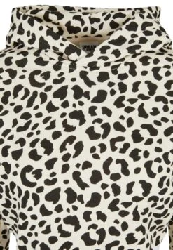 URBAN CLASSICS Short Aop College - Hoodie - White/Sand/Leo -Urban Classics 5f1ea979cfde4580ae268cb5bd52938d