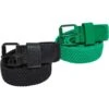 URBAN CLASSICS 2 Pack Unisex - Gevlochten Riem - Black Bodegagreen -Urban Classics 606121843800434398db6be78681daf1
