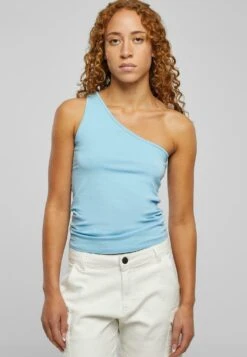 URBAN CLASSICS Asymmetric- Top - Balticblue