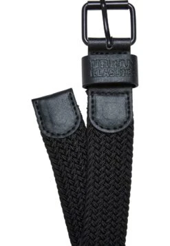 URBAN CLASSICS 2 Pack Unisex - Gevlochten Riem - Black Bodegagreen -Urban Classics 64bbe172d9164c94aa61bcfe04d4a411