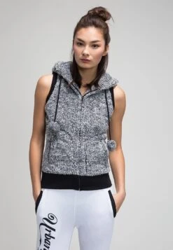 URBAN CLASSICS Bodywarmer - Blk/Wht