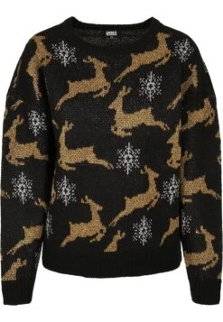 URBAN CLASSICS Oversized Christmas - Trui - Blackgold 16 URBAN CLASSICS Oversized Christmas - Trui - Blackgold -Urban Classics 68275017304b4f2d9f8c1cfed25cd4ad
