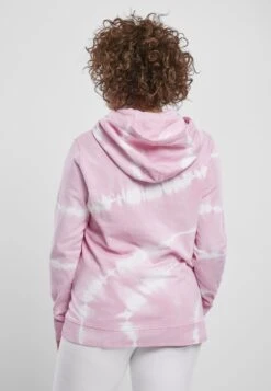 URBAN CLASSICS Ladies Tie Dye Hoody - Hoodie - Pink -Urban Classics 6b0cb7a83e684ac7ab16acf3dbc06c75