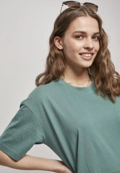 URBAN CLASSICS Frauen Oversized - Jurk - Turquoise -Urban Classics 6b1677105c9a4063936bc77393fa6d21