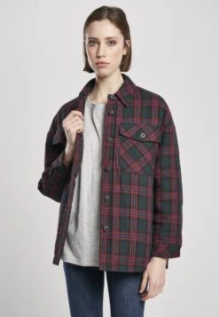 URBAN CLASSICS Overhemdblouse - Jasper/Bluepurple