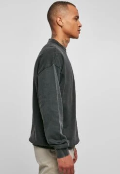 URBAN CLASSICS Small Embroidery Crew - Sweater - Black -Urban Classics 6c79745b6d9d40898400974ff6c78fb7