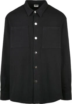 URBAN CLASSICS Organic Terry Shirt - Overhemd - Schwarz