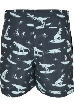 URBAN CLASSICS Pattern - Zwemshorts - Surfing T Rex Aop -Urban Classics 7012452ec5304789a6e0b3c6dcad59e6