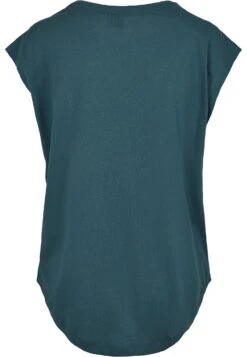 URBAN CLASSICS Ladies Basic Shaped Tee - T-Shirt Basic - Teal -Urban Classics 70764a33a5e8412da309c312e4d5b12d
