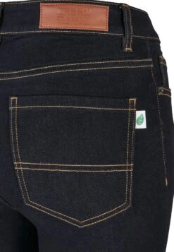 URBAN CLASSICS Organic High Waist- Jeans Skinny Fit - Darkblue Raw -Urban Classics 7117f59465db4b20bf59b9c720988583