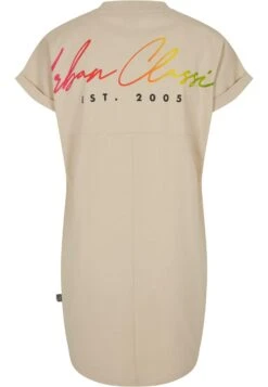 URBAN CLASSICS Ladies Rainbow Tee Dress - Jerseyjurk - Softseagrass -Urban Classics 71d1f26fdf9f41a79f87f2575832f011