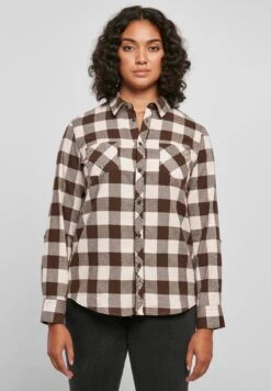 URBAN CLASSICS Overhemdblouse - Pink Brown -Urban Classics 728fdd11fc5743e6bb77381ab658eda4