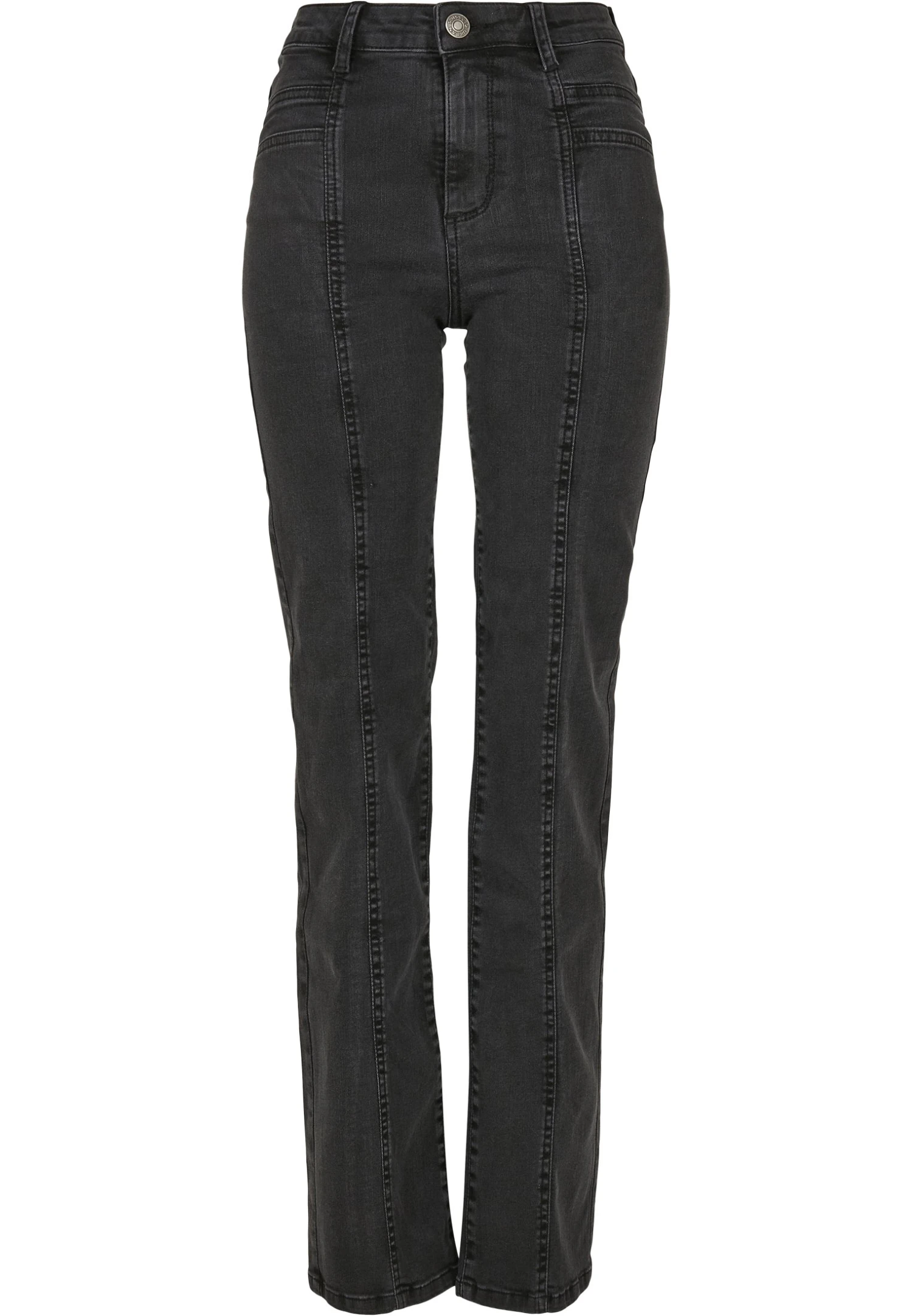 URBAN CLASSICS Straight Leg Jeans - Blackwashed 8 URBAN CLASSICS Straight Leg Jeans - Blackwashed - Afbeelding 6
