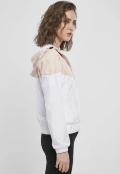 URBAN CLASSICS Arrow- Windjack - Lightpink/White -Urban Classics 7544f623e84440478cf12361a16c1f09