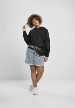 URBAN CLASSICS Short Worker - Hoodie - Black -Urban Classics 75c0374f4272479aa36a64ebcd2a22e5