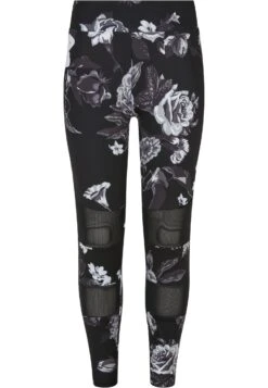 URBAN CLASSICS Tech Aop - Legging - Dark Flower Aop