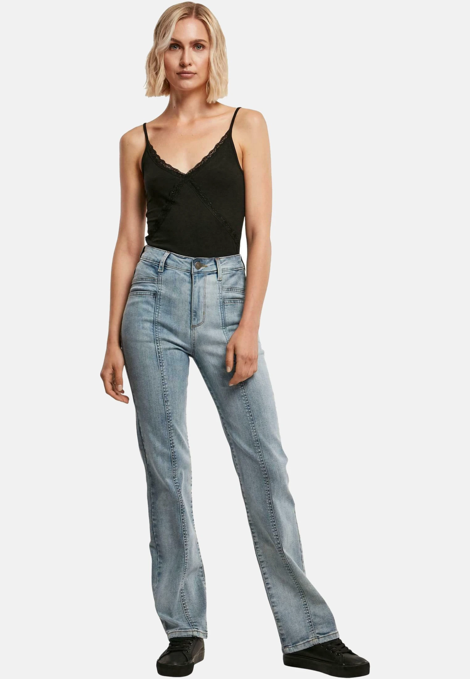 URBAN CLASSICS Straight Leg Jeans - Tintedlightbluewashed 3 URBAN CLASSICS Straight Leg Jeans - Tintedlightbluewashed