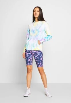 URBAN CLASSICS Ladies Tie Dye Cycling - Shorts - Darkshadow/Pink -Urban Classics 77c3fc8141884d669e31171d6cda09f3