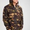 URBAN CLASSICS Camo Pull Over Windbreaker - Windjack - Wood -Urban Classics 792a43de5f9b4bdead504ca449790c74
