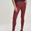 URBAN CLASSICS Broek - Red/Blk