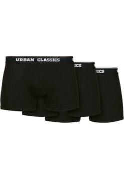 URBAN CLASSICS Organic3-Pack - Onderbroeken - Black/Black/Black