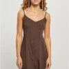 URBAN CLASSICS Jurk - Brown