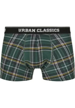 URBAN CLASSICS Boxer Shorts 3-Pack - Onderbroeken - Dgrn Plaidaop+Btlgrn/Dblu+Dgrn -Urban Classics 7a576fc534d24ddea6cfdab3ceb2c48c
