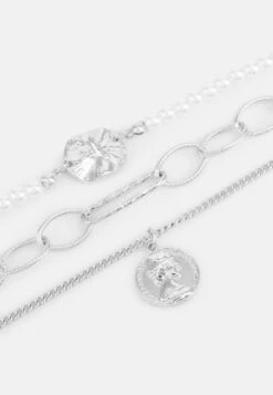 URBAN CLASSICS Ocean Layering Necklace Unisex - Ketting - Silver-Coloured -Urban Classics 7afad11bbc4d43989cf9ab273aa61e7a