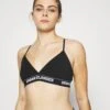 URBAN CLASSICS Damen LadiesLogo Bra - Bustier - Black