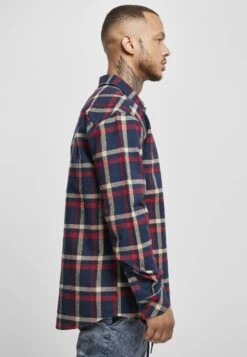 URBAN CLASSICS Overhemd - Navy Red -Urban Classics 7df7a93896ea4a0f954e32ec1e7f4e8b