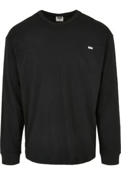 URBAN CLASSICS Organic Cotton Short Curved Oversized Ls - Longsleeve - Black -Urban Classics 7e55f7d33eeb49e1808e94f2d6081872