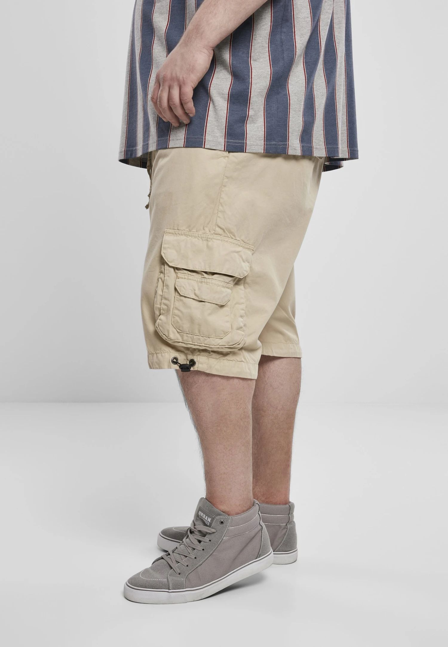 URBAN CLASSICS Double Pocket- Shorts - Concrete 6 URBAN CLASSICS Double Pocket- Shorts - Concrete - Afbeelding 4